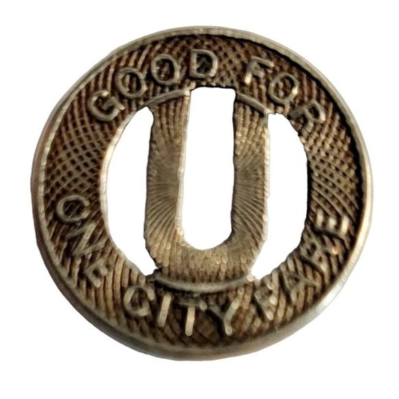 4 United Railways Co. Fare Tokens St. Louis (1) 1918 (3) 1919 - Picture 7 of 11